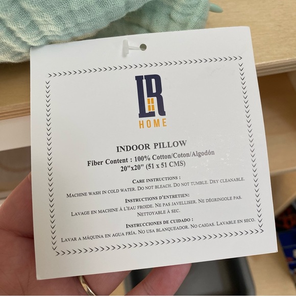 LR Home 100% Cotton Tassel Decorative Throw Pillow Cover - Picture 5 of 5